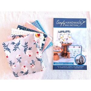 Sew Sampler Petite Blooms Fat Quarter Bundle + Bag Pattern Sherri McConnell
